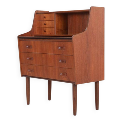 Bureau en teck des années 60 / secrétaire / design danois moderne