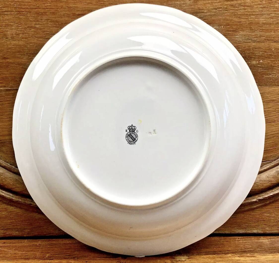 Old Luneville salad bowl, Réverbère model