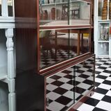 Glazed Mahogany Sectional Barristers Bookcase  / Display Cabinet