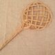 Vintage rattan battoir mat tape