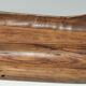 Sculptural cut solid walnut vintage monoxyl