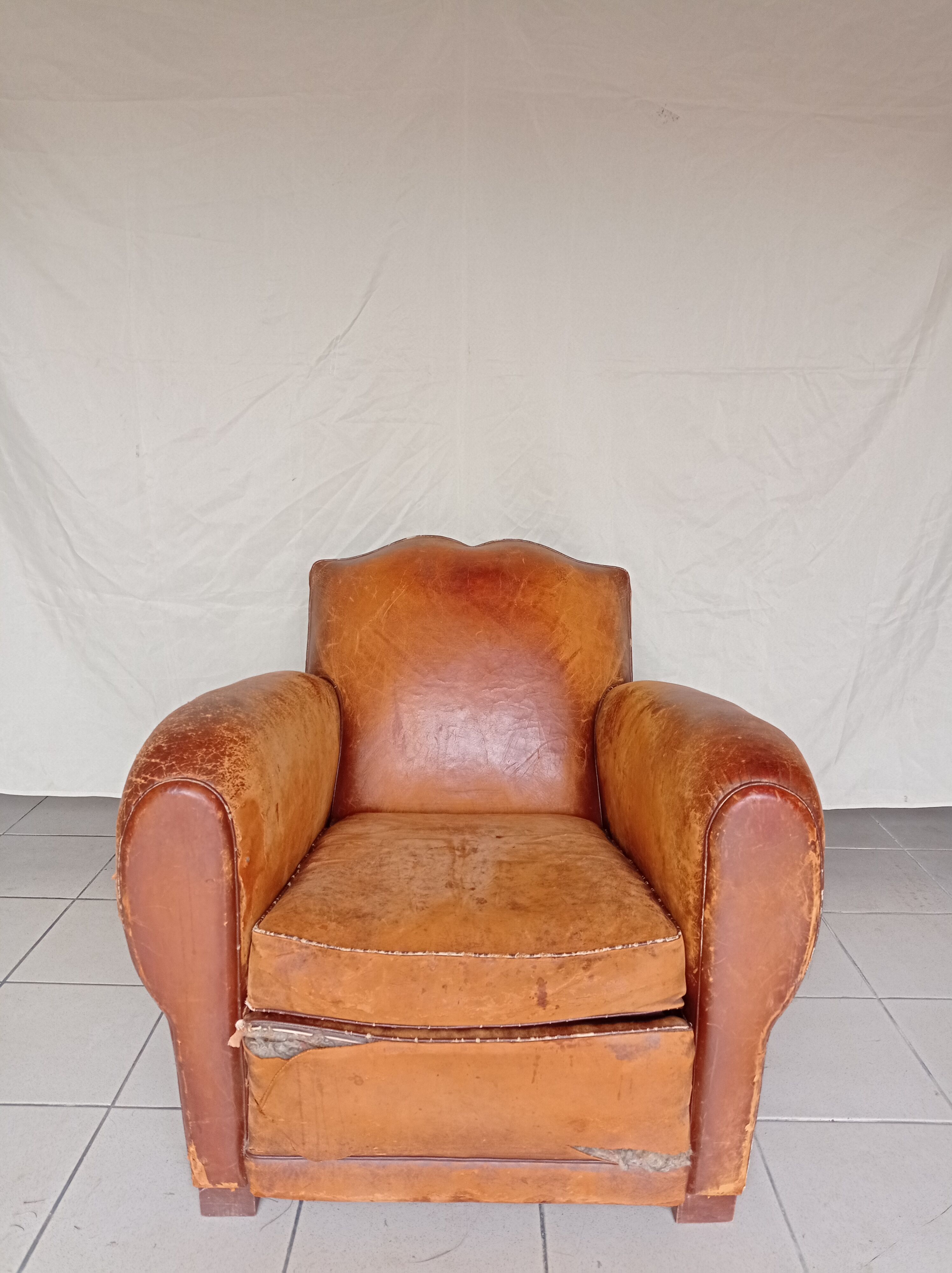 Moustache club armchair