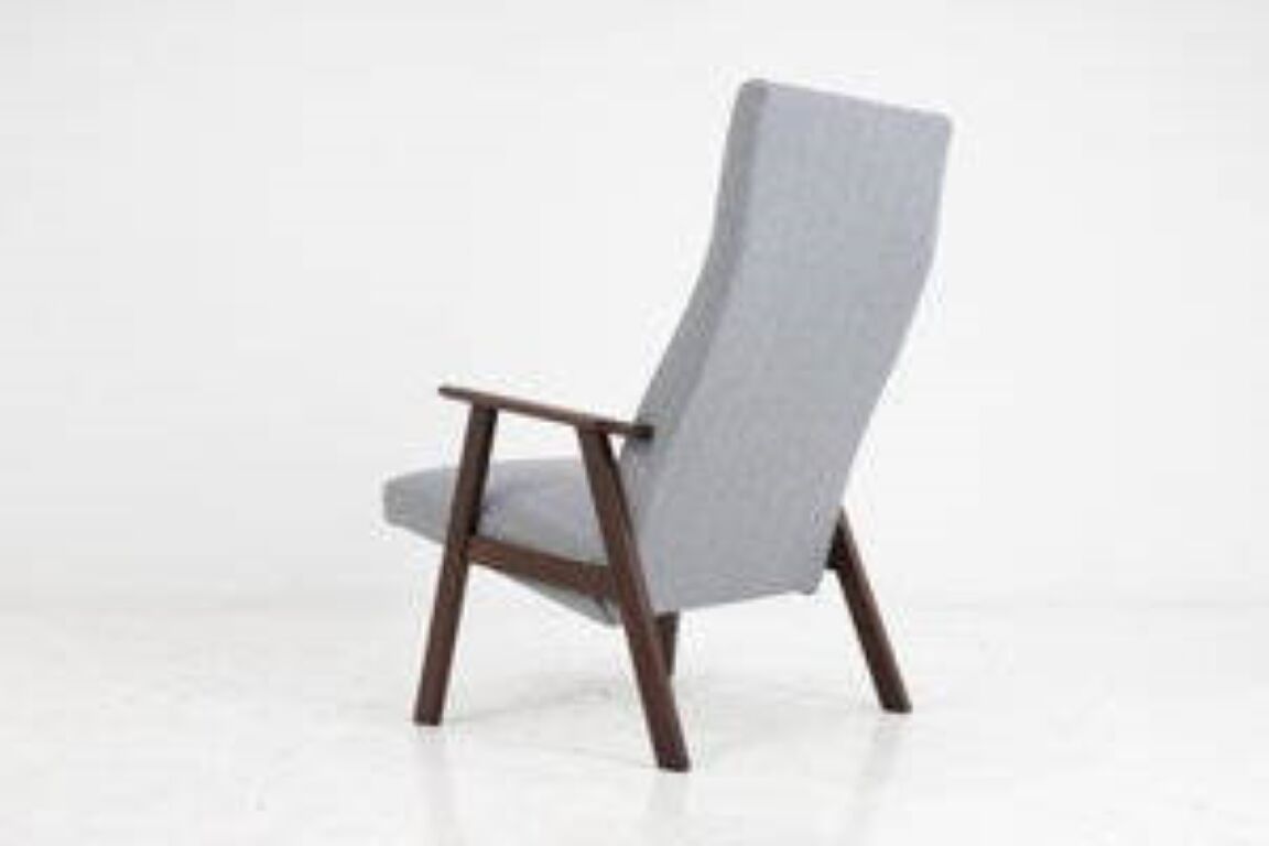 Danish teak highback easy chair 1960s