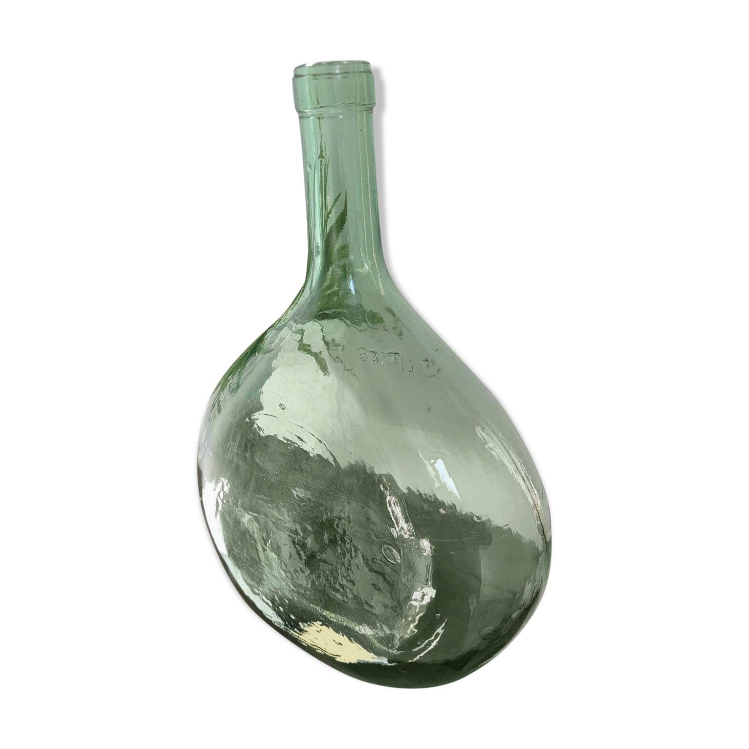 Flat demijohn