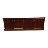 Large double-sided modernist sideboard in oak – 250 cm