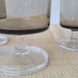 6 70's stemware