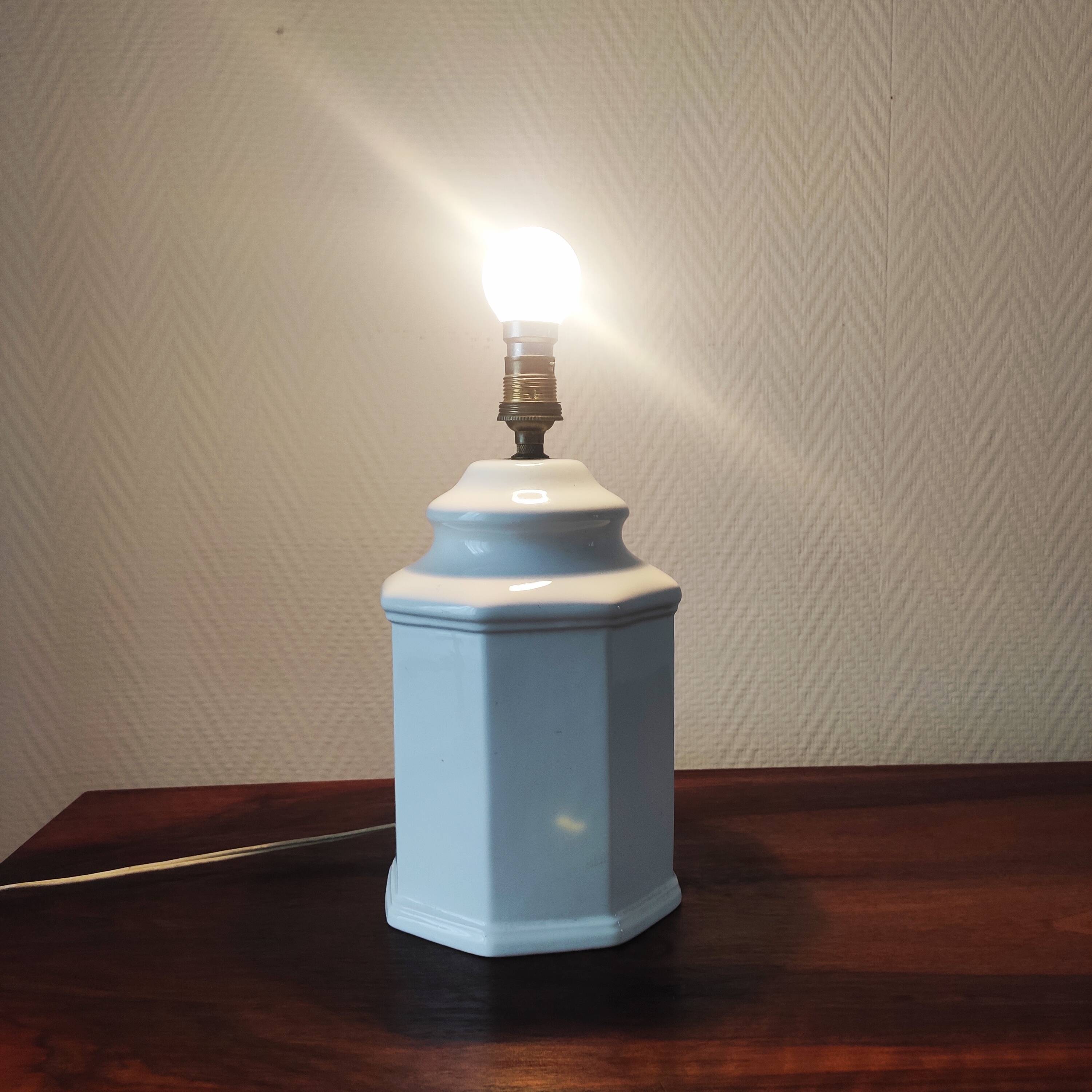Vintage ceramic lamp base