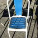 6 Antique Tolix Metal Bistro Chairs - Industrial Style