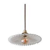 White opaline hanging lamp