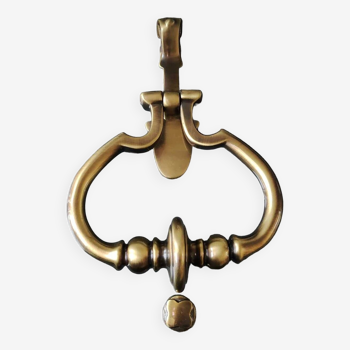 Heurtoir/Marteau de porte style Régence/Baroque en laiton Antique oxydé, vieil or