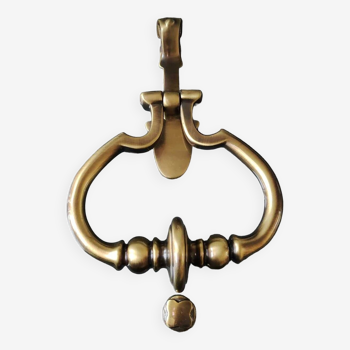 Regency/Baroque style door knocker/knocker in oxidized antique brass, old gold