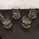 Set of 8 glasses of cavalier Luminarc smoked vintage 70'S champagne