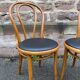 Set de 4 chaises bois courbé viennoise bistrot