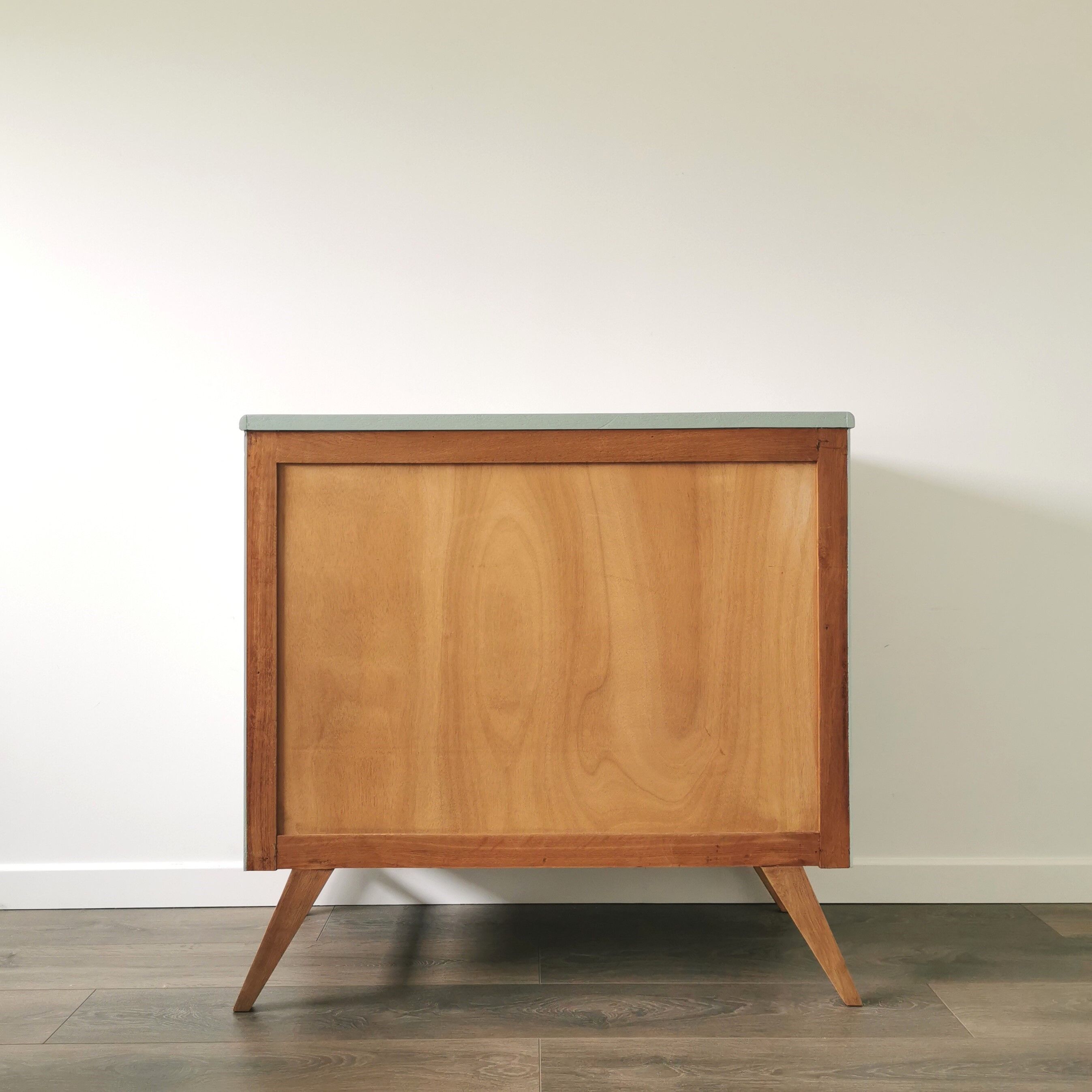 Vintage chest of drawers compass feet