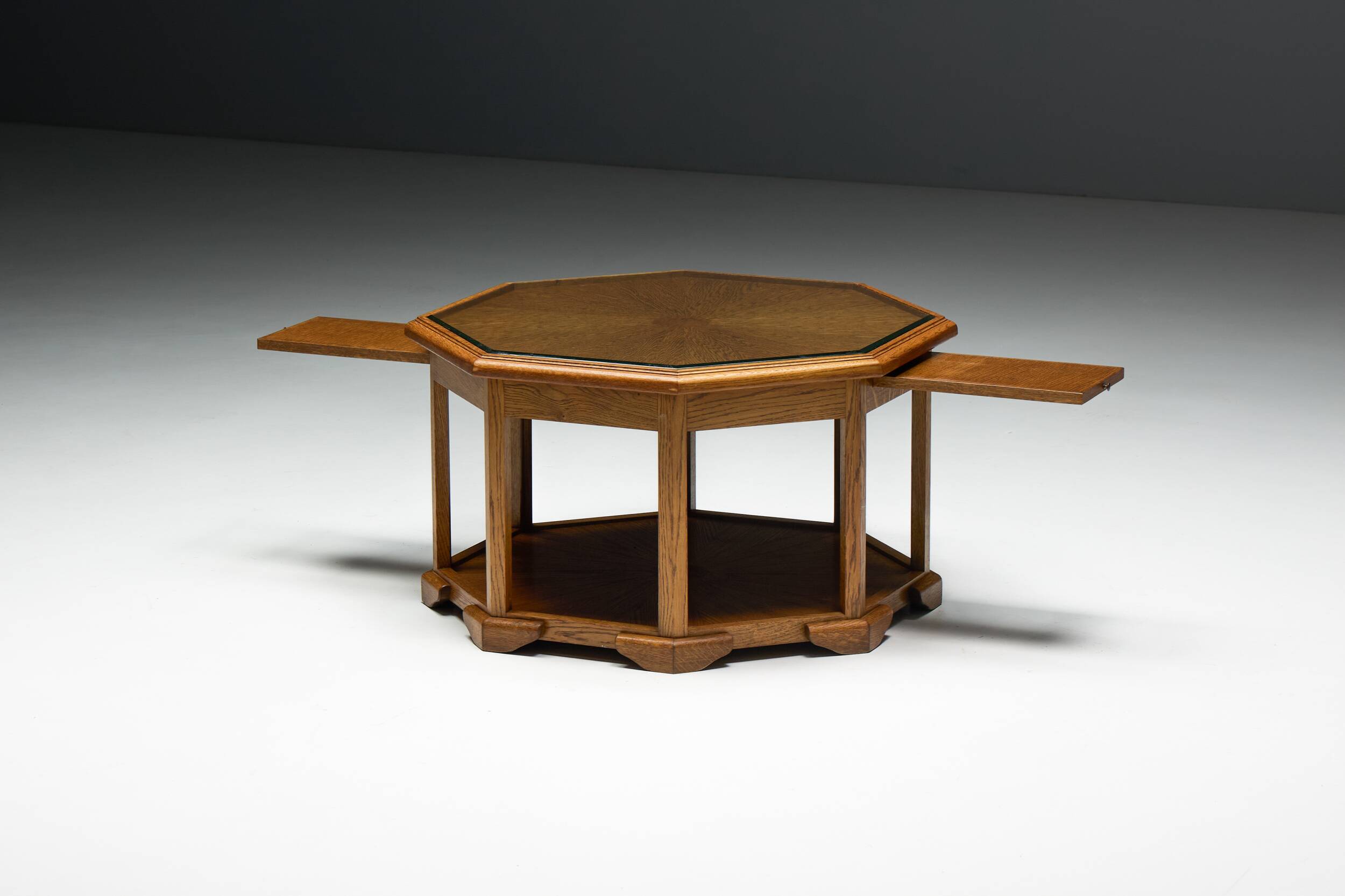 Octagonal Art Deco coffee table, France, 1930s
