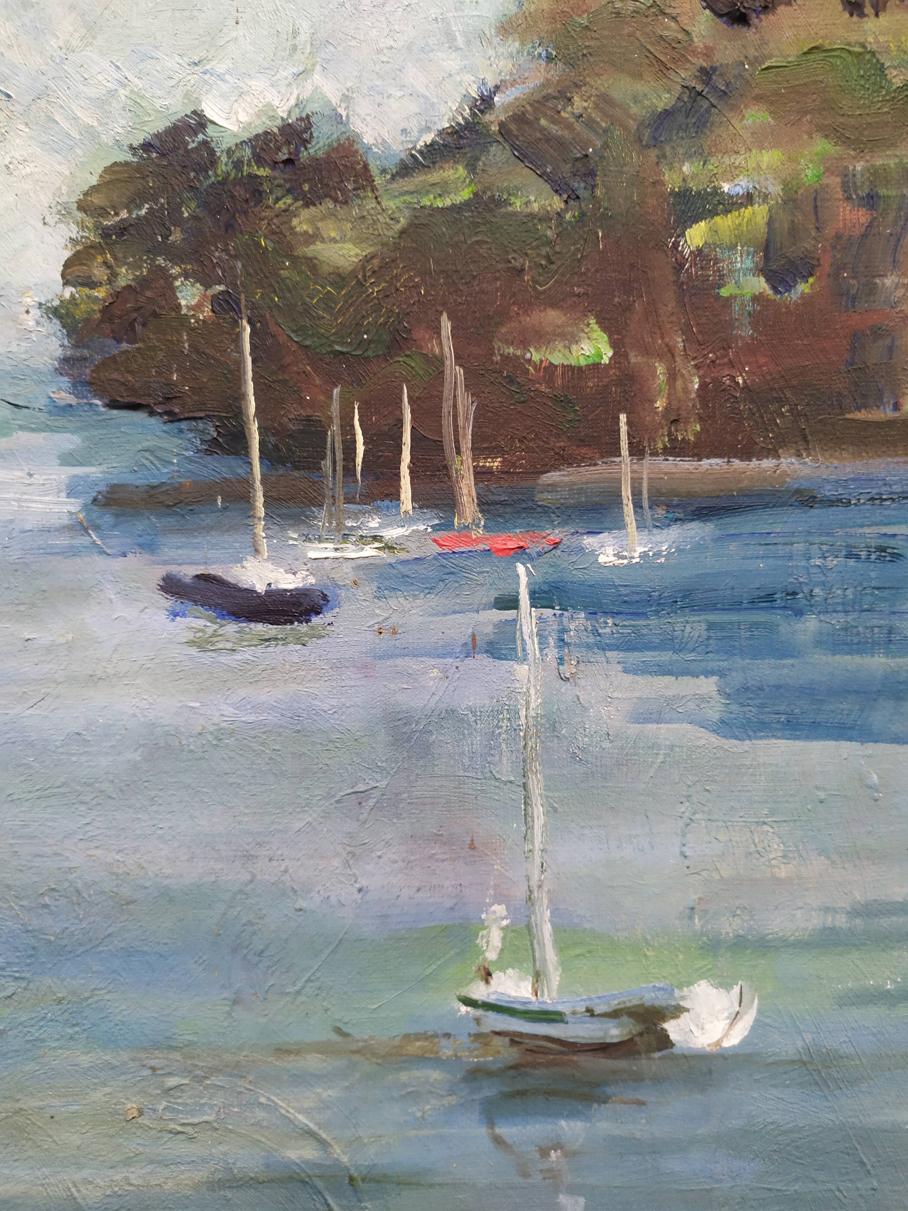 Huile sur toile Marine