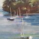 Huile sur toile Marine