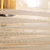 Vintage Set of three Glashutte Limburg hanging lamps, 1960s Germany.