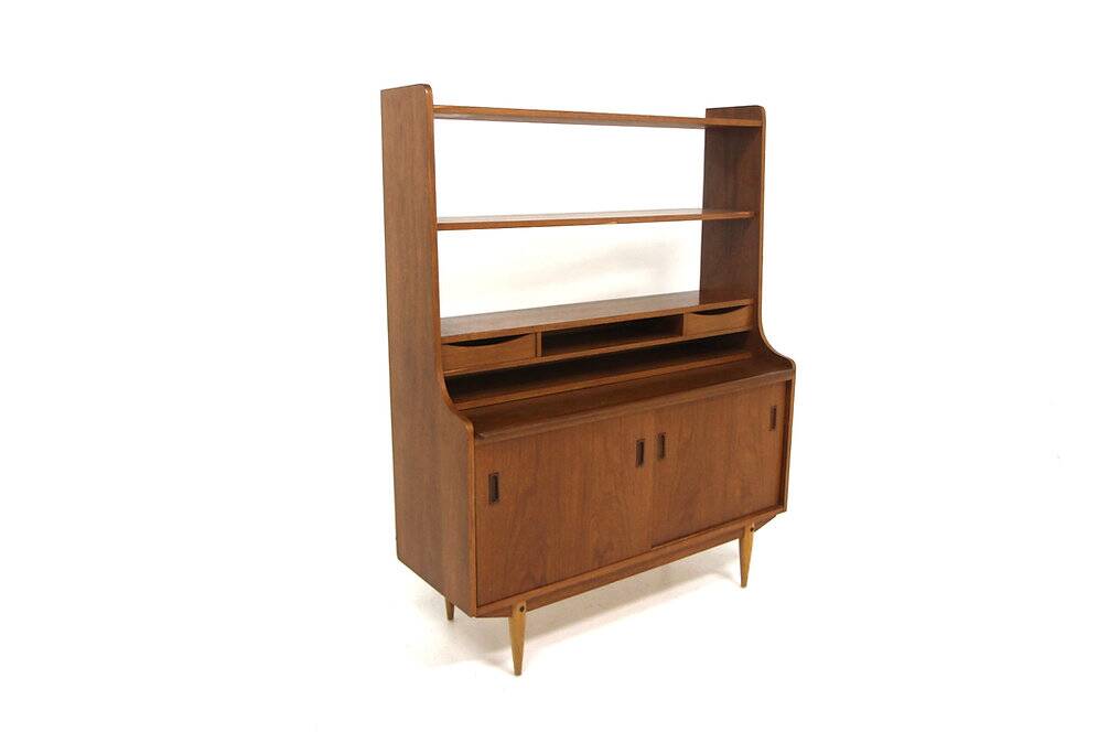 Secrétaire scandinave en teck, Suède, 1960