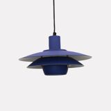 Blue coloured top design lamp by Jeka Metaltryk - Model Viola type 3013-P -