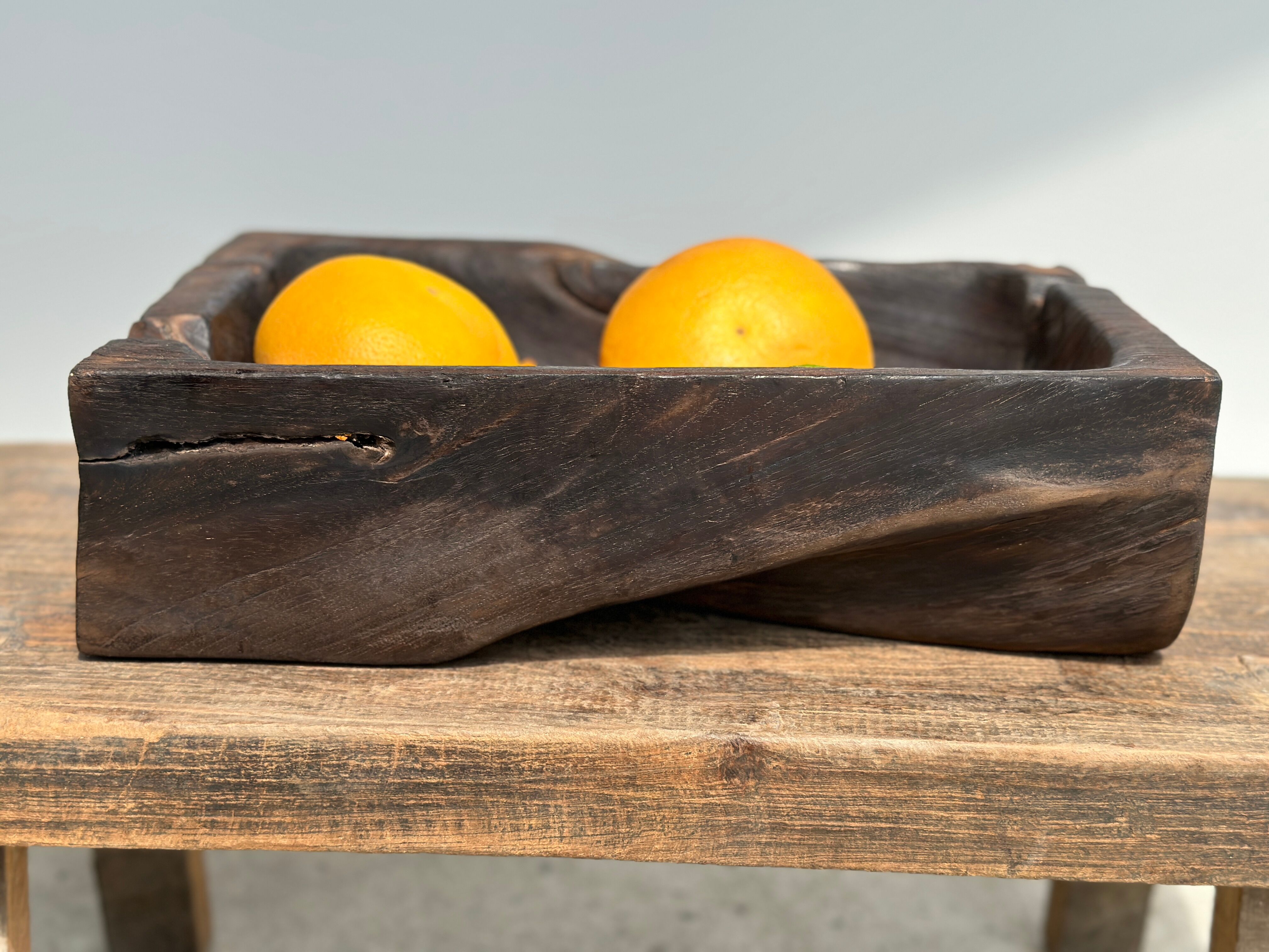 Asian teak empty pocket