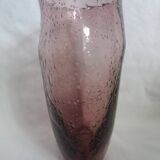 Handmade bubble glass vase