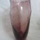 Vase verre bullé artisanal