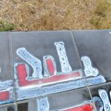 Ceramic iron coffee table ADRI Vallauris