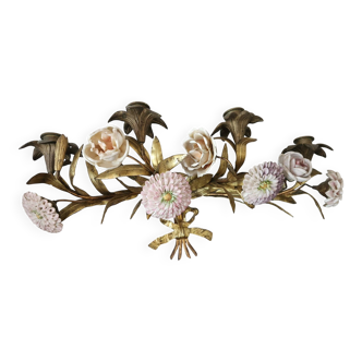 Bronze chandelier wall lights x 2