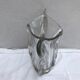Ancient vase shape cut glass mold transparent design vintage