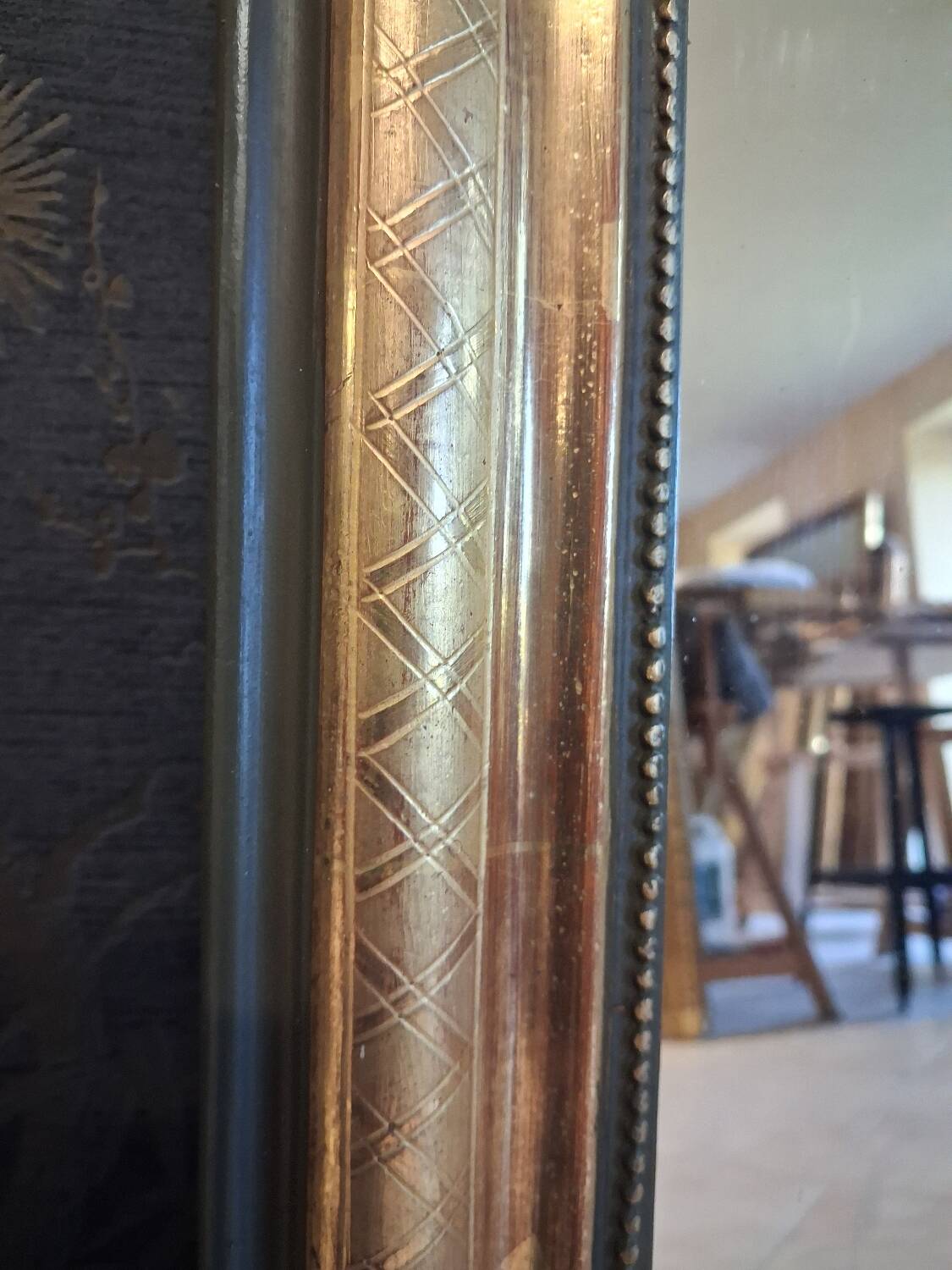 Mirror from the Louis Philippe period 67x51