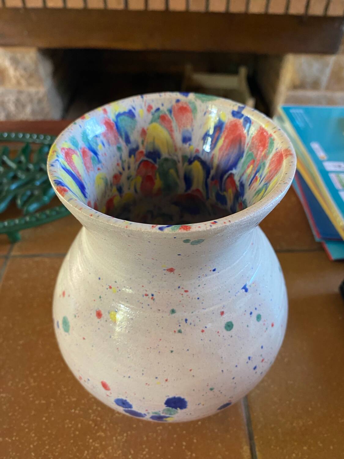 Vase tacheté