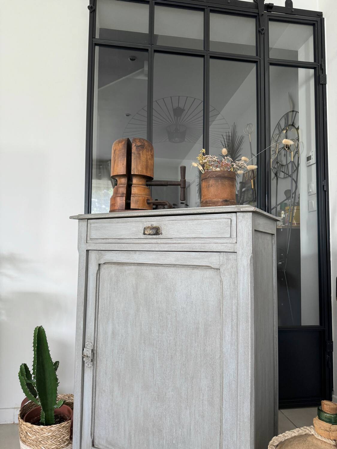 Old vintage Parisian buffet