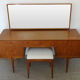 Dressing table and her teak and veneer stool by McIntosh, United Kingdom, 1960s