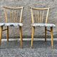 Pair of chairs from the 50s - 60s vintage - Scandinavian style