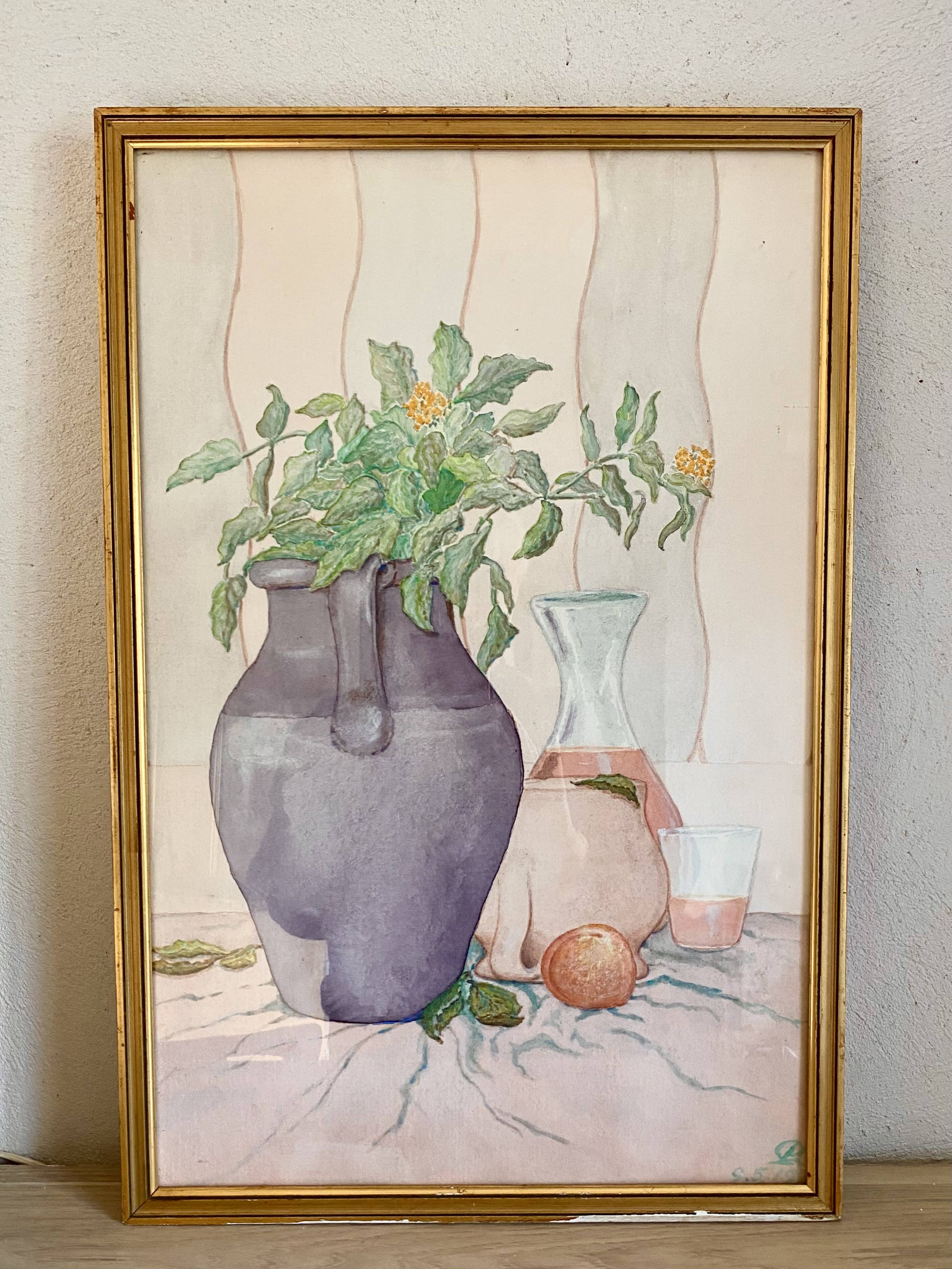 Still life under glass