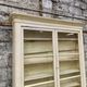Bibliotheque showcase buffet two mid-19th body in white patina fir