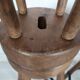 3 brutalist bar stools