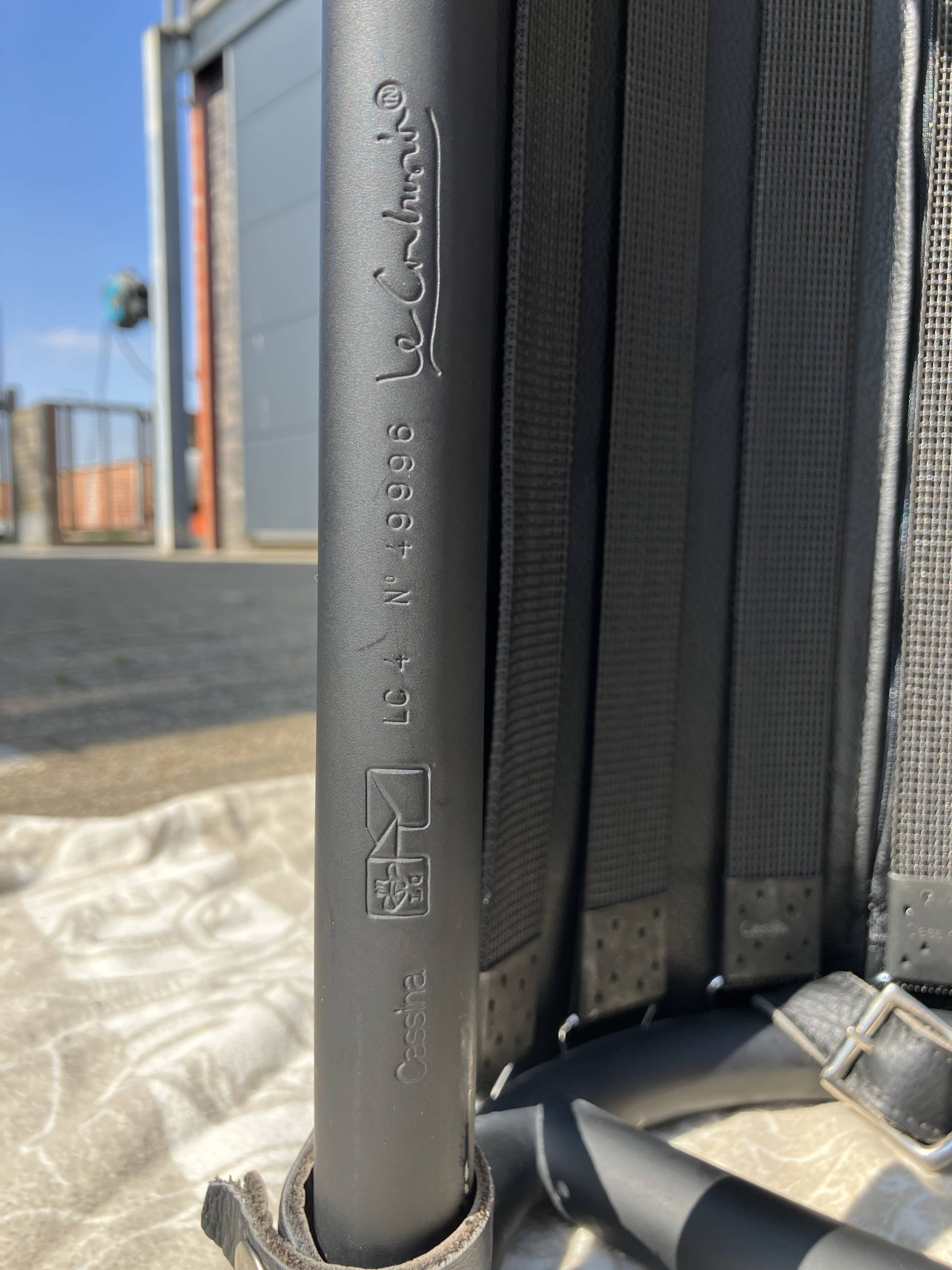 Originele Cassina Le Corbusier Lc4 Black on Black, Bijna als new!