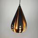 Set de 3 suspensions goutte par Werner Schou pour Coronell Electrical Danemark 1960