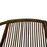 Vintage Rattan Chair Dirk Van Sliedregt Rohe Noordwolde 1960