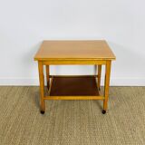 Scandinavian folding teak games table