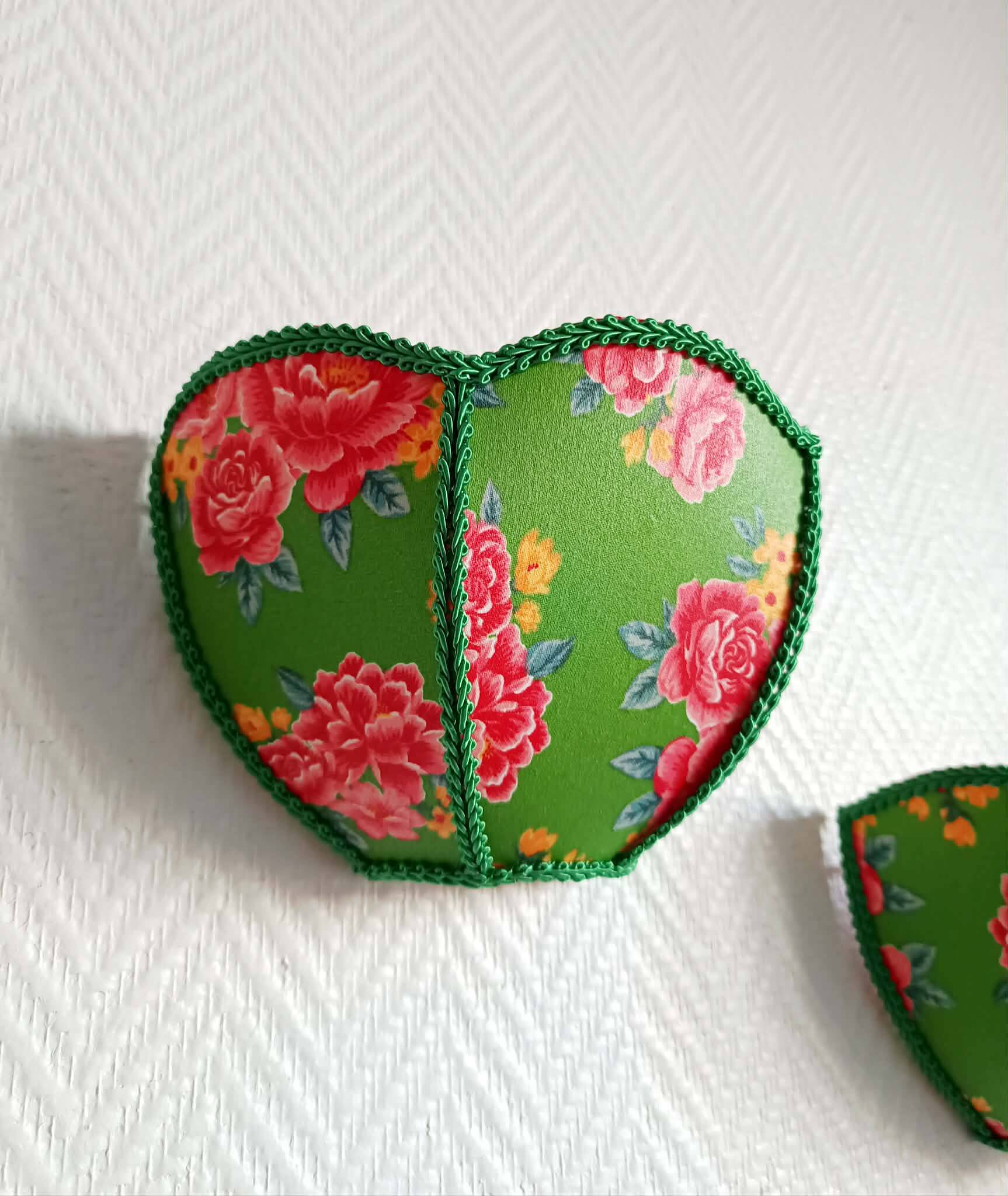 Pair of vintage flower wall lights