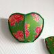 Pair of vintage flower wall lights