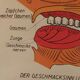 Vintage educational wall hanging roll chart poster map