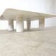 Angelo Mangiarotti carrara marble Coffee Table for Up&Up, Italy