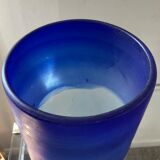 Vintage vase in two-tone glass paste