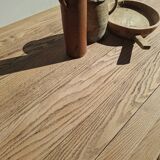 Solid oak farmhouse table