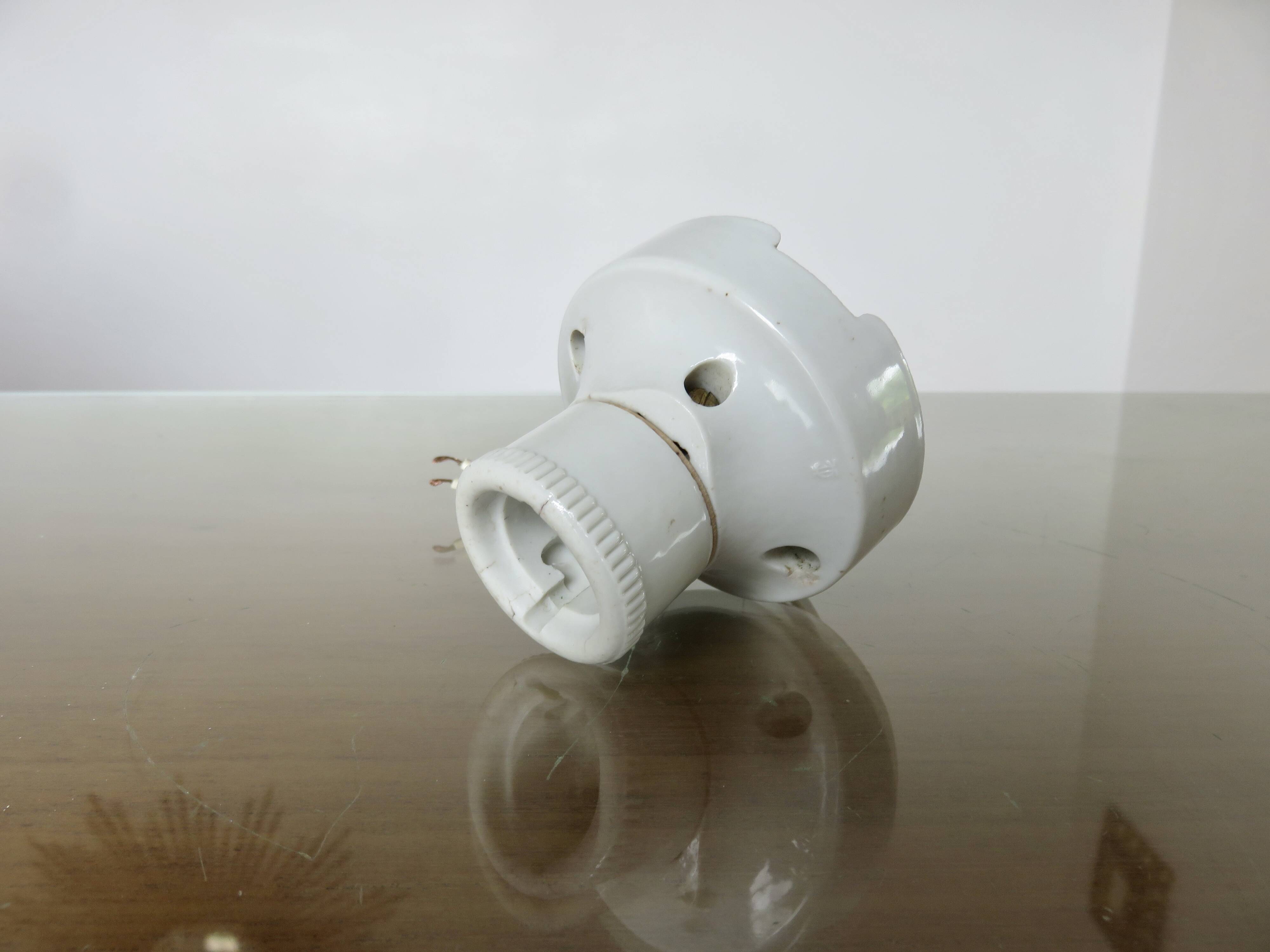 Art deco porcelain wall light, 1930s