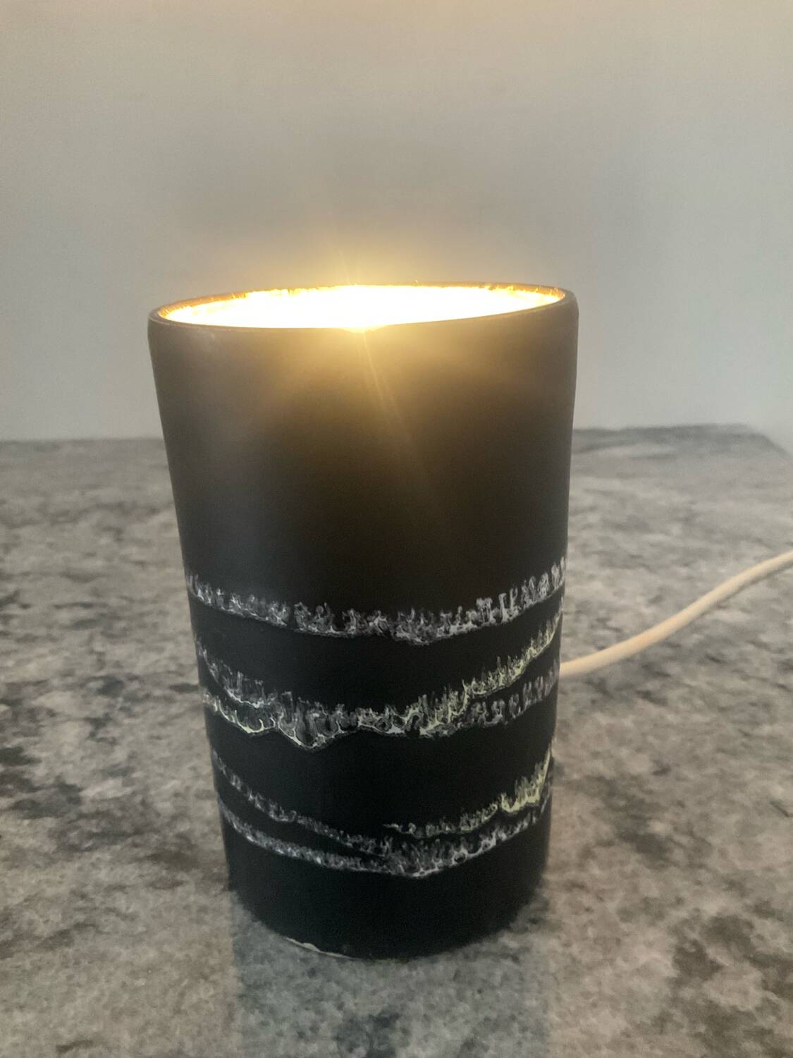 Small vintage ceramic lamp